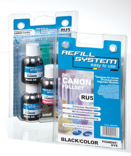 KMP Refill System RU5 Black und Color