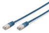 Digitus Patch-Kabel Premium CAT 5e SF-UTP 2,0m blau
