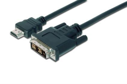 ASSMANN Adapterkabel HDMI Typ A St. > DVI (18+1) St. 2,0m