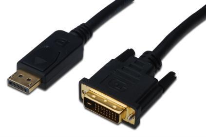 ASSMANN Adapterkabel DisplayPort St. > DVI-D-St. 2,0m