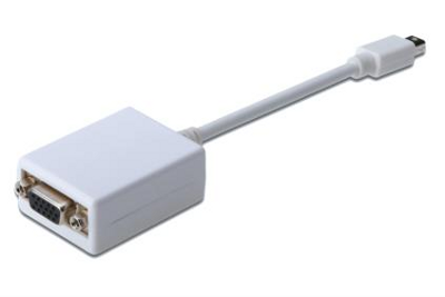 ASSMANN Adapterkabel mini DP-St. > VGA (HD15) Bu. 0,15m