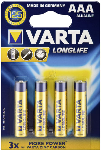 Varta Longlife LR03/AAA (Micro) (4103) 4er