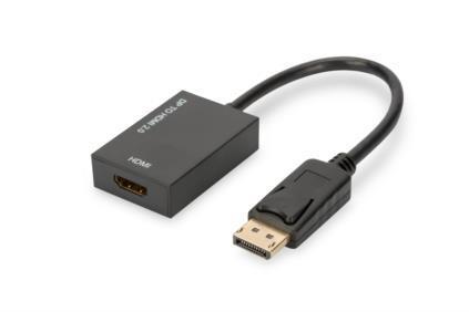 ASSMANN Adapterkabel DisplayPort-St > HDMI-Bu Typ A 0,2m
